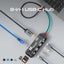 PROMATE 8-in-1 Transparent USB-C Hub - USB-C / HDMI / USB 3.0