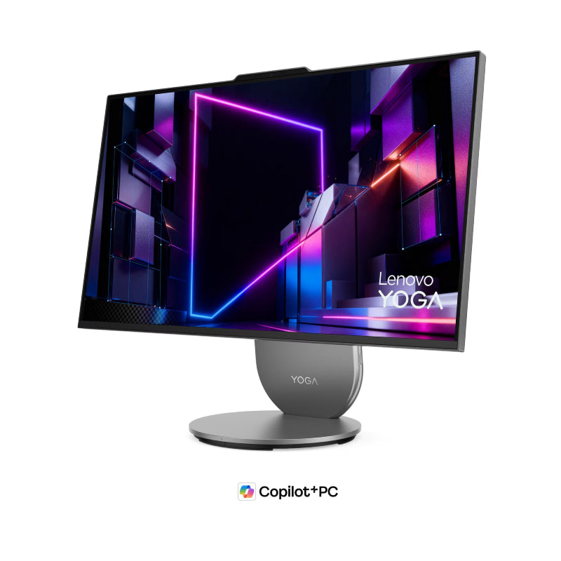 Lenovo Yoga 11 AIO Copilot+ PC - Ultra 7 356H / 32GB / 1TB (NVMe M.2 SSD) / 27" QHD (2560x1440) IPS / DOS (Without OS) / Arabic/English / 1YW / Luna Grey - Desktop