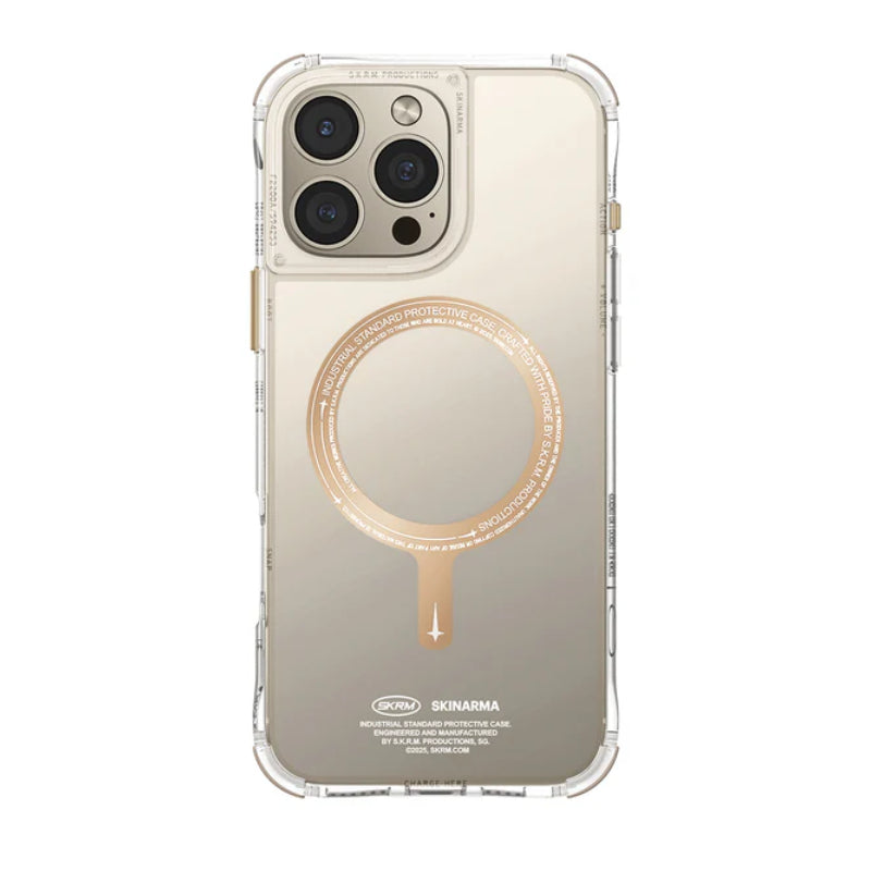 SKINARMA SAIDO Mag-Charge - iPhone 16 Pro / Champagne (Prime Edition) Accessories > Mobiles & Tablets > Mobiles >