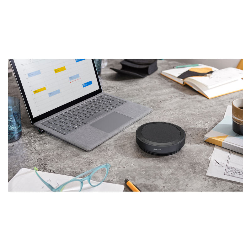 Jabra Speak2 75 Conferencing Speakerphone with Link 380 USB-C Adapter for Unified Communications