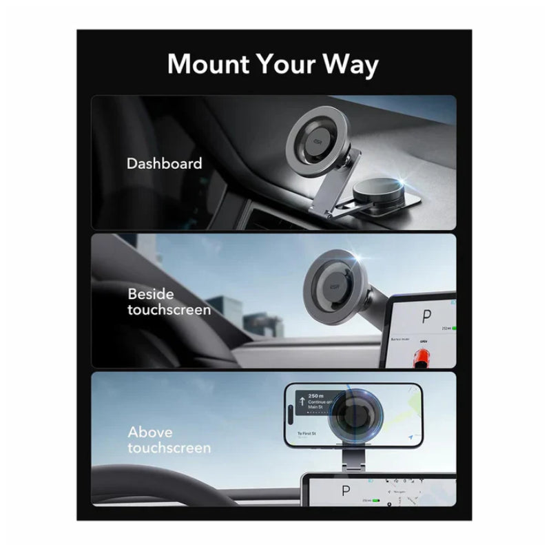 ESR Dashboard/Touchscreen MagSafe Car Phone Mount (HaloLock)