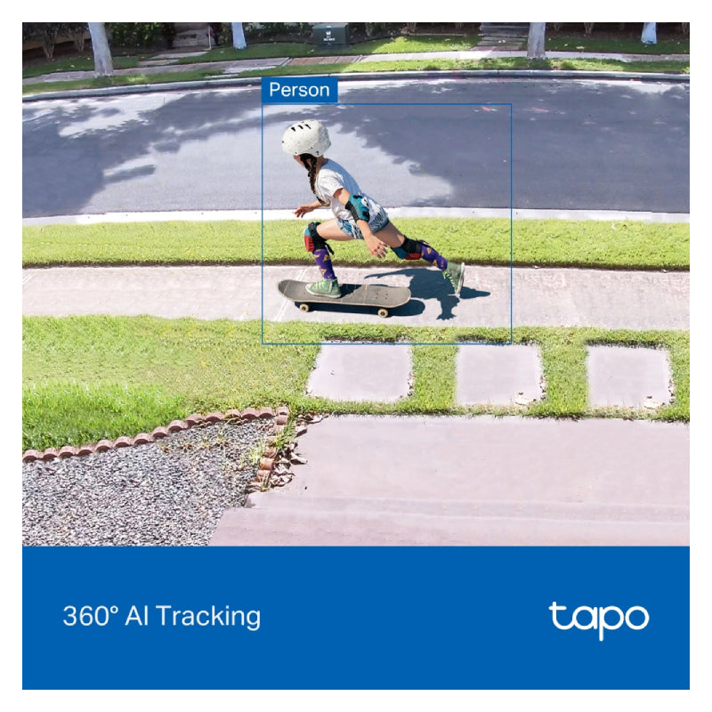 TP-Link Tapo C560WS Outdoor Pan/Tilt Security Wi-Fi Camera - 4K 8MP / Up to 25fps / Two-Way / AI Detection / Night Vision