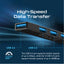 PROMATE 4-in-1 Multi-Port USB-C Hub - USB-A / USB-C / Black