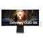 Samsung 34" Gaming Monitor G8 Odyssey - 34.0" Curved OLED / Up to 175Hz / 0.03ms / USB / HDMI2.1 / DisplayPort 1.4 / Wi-Fi / Bluetooth / Silver - Monitor