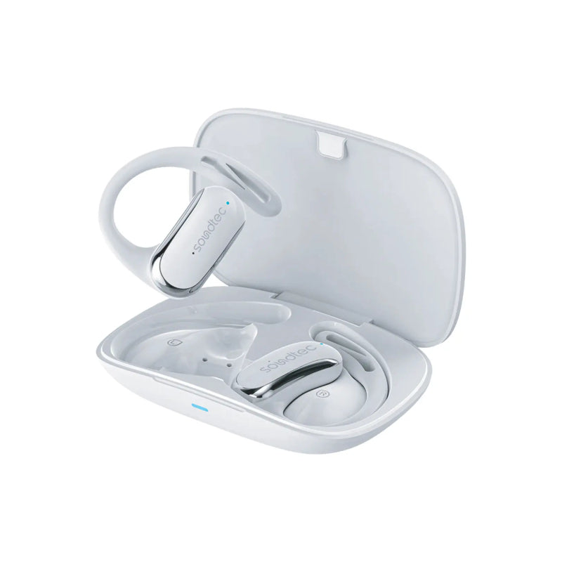 Porodo Soundtec Air Beat Open-Ear Wireless Earbuds - White