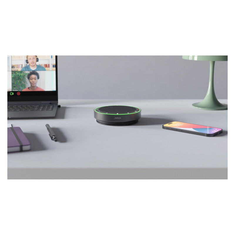 Jabra Speak2 75 Conferencing Speakerphone with Link 380 USB-C Adapter for Unified Communications