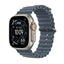 Apple Watch Ultra 3 - LTPO OLED / 64GB / 49mm / Bluetooth / Wi-Fi / Cellular / Natural Titanium Case with Anchor Blue