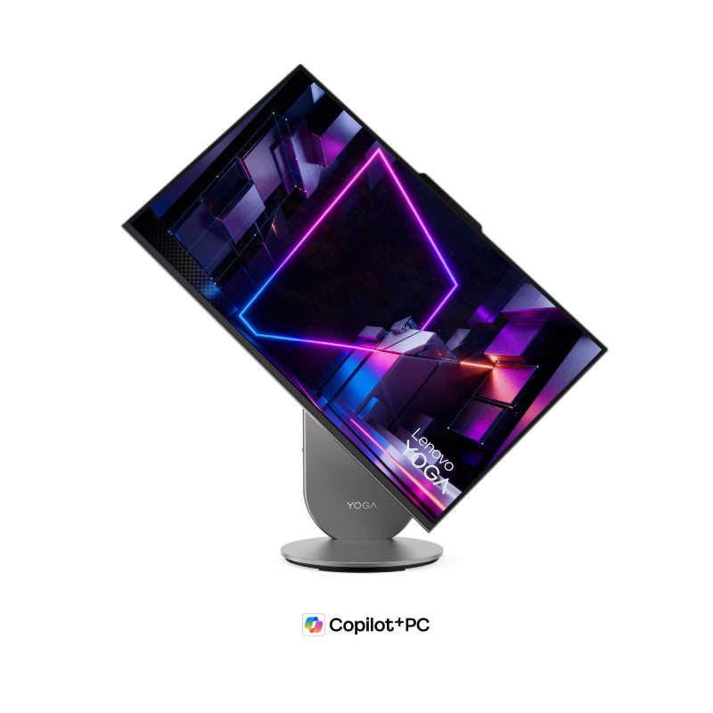 Lenovo Yoga 11 AIO Copilot+ PC - Ultra 7 356H / 32GB / 1TB (NVMe M.2 SSD) / 27" QHD (2560x1440) IPS / DOS (Without OS) / Arabic/English / 1YW / Luna Grey - Desktop