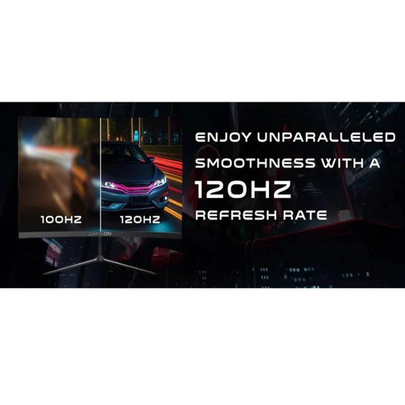 GAMEON GOC27F120VA Curved FHD Gaming Monitor - 27" FHD / 120Hz / 1ms / HDMI 2.1 / VGA - Black