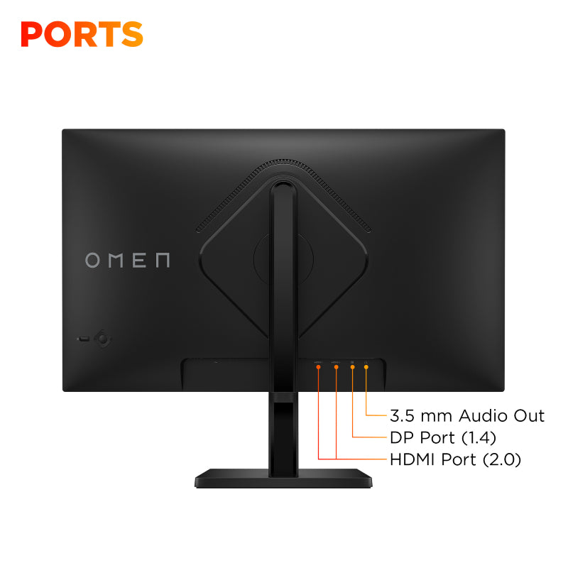 HP OMEN 27 G2 Gaming Monitor - 27" FHD / 1ms / 180Hz / DisplayPort 1.4 / HDMI 2.0 - Gaming Monitor