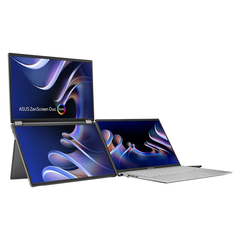 ASUS ZenScreen Duo OLED MQ149CD 360° Foldable Portable Monitor - Dual 14" / 1ms / 60Hz / Mini HDMI / USB-C - HDR Monitor