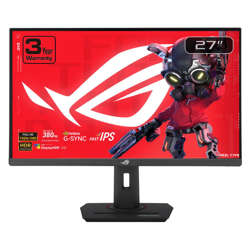 ASUS XG279CNS ROG Strix Gaming Monitor - 27" FHD / 0.3ms / 380Hz / HDMI 2.1 / DP 1.4 / USB-C / 3YW - Gaming Monitor