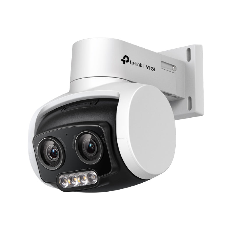 TP-Link VIGI C540V VIGI 4MP Outdoor Full-Color Dual-Lens Varifocal Pan Tilt Network Camera - 4MP / Up to 25fps / Two-Way
