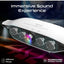 PROMATE Delta-X 20W Bass Boost Quad Speaker Wireless RGB Soundbar - Up to 20M / 6400mAh / White