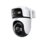 TP-Link Tapo C545D Outdoor Dual Lens Pan/Tilt Security Camera - 2K 3MP / Up to 15fps / Two-Way / AI Detection / Night Vision