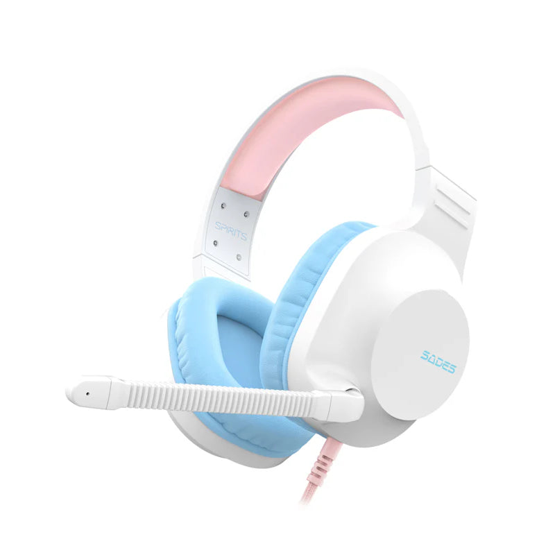 SADES Spirits SA-721 Gaming Headset - Pearl