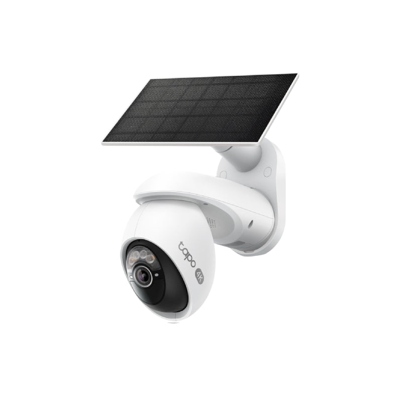 TP-Link Tapo C660 KIT Solar-Powered Pan/Tilt Security Camera Kit - 4K 8MP / Up to 15fps / Two-Way / AI Detection / Night Vision
