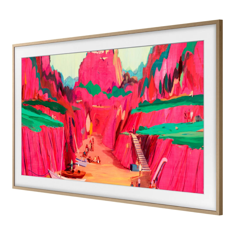 Samsung Customizable Bezel for 85" The Frame Pro TV - Modern Teak