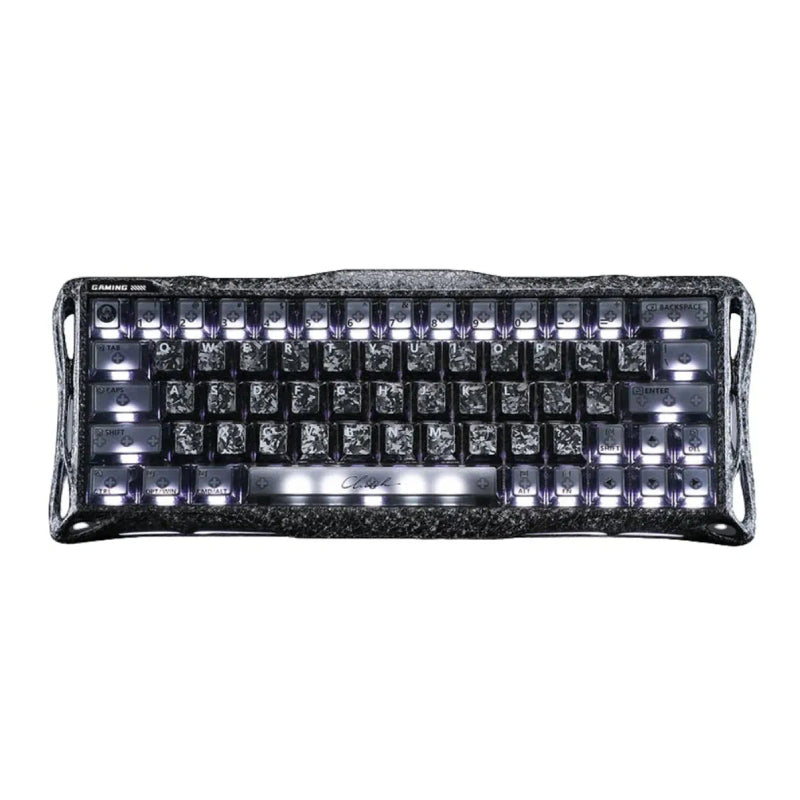 GravaStar Mercury V60 Pro 60% Hall Effect Magnetic Switch Gaming Keyboard Special Edition - Cyber Frost Black