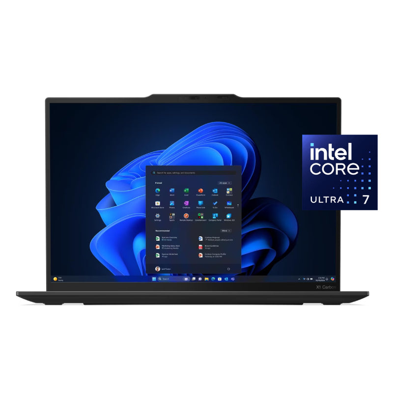 Lenovo ThinkPad X1 Carbon Gen 13 Aura Edition Copilot+ PC - 14" WUXGA / Ultra 7 258V / 32GB / 1TB (NVMe M.2 SSD) / AI Boost Up to 47 TOPS / Win 11 Pro / 3YW / Arabic/English / Black - Laptop