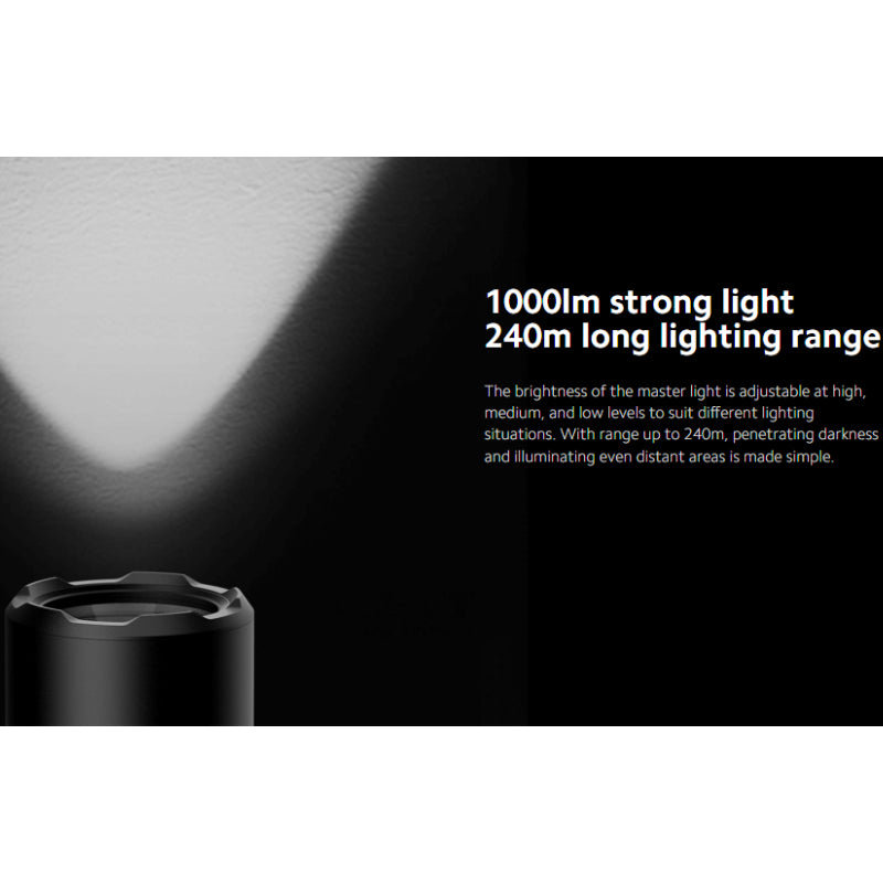 Xiaomi Multi-function Flashlight - 1000 Lumens / 90Hrs Long Battery Life / 3100mAh Battery