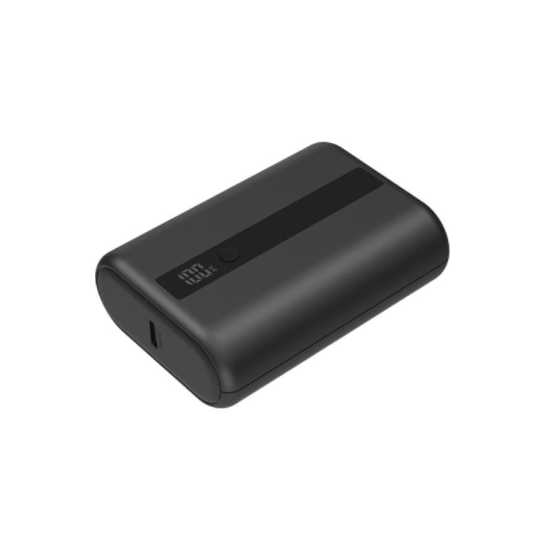Energea Compac Mini 3 Power Bank - 10000mAh / 1-Port USB-C and 1-Port USB-A Display / Gunmetal