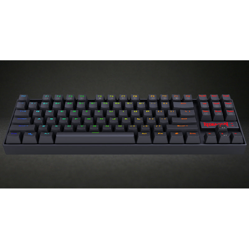Redragon Kumara K552-RGB-B (TKL)  mechanical gaming keyboard - Wired / 87 Keys / Black