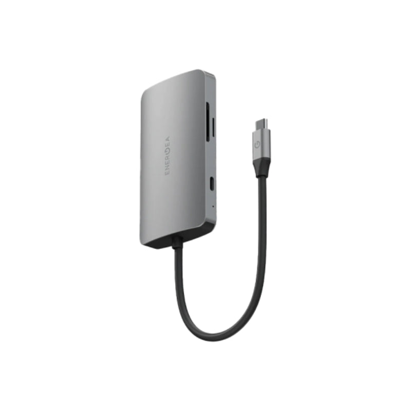 Energea AluHub HD Pro 2 (8in1) Aluminum Alloy USB-C Hub - Gunmetal