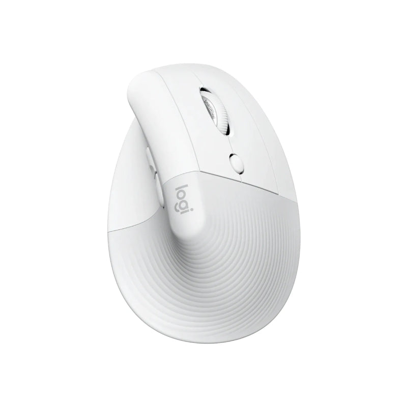 Logitech Lift Vertical Ergonomic Mouse - Bluetooth / 1000 DPI / Off-white