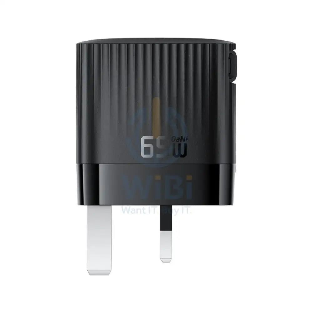 ACEFAST A129 PD65W GaN Fast Wall Charger - USB-C / UK / Black Accessories > Power Adapters
