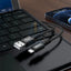 ACEFAST C1-02 USB-A to Lightning aluminum alloy charging data cable - Black Accessories > Cables & Converters > Cables