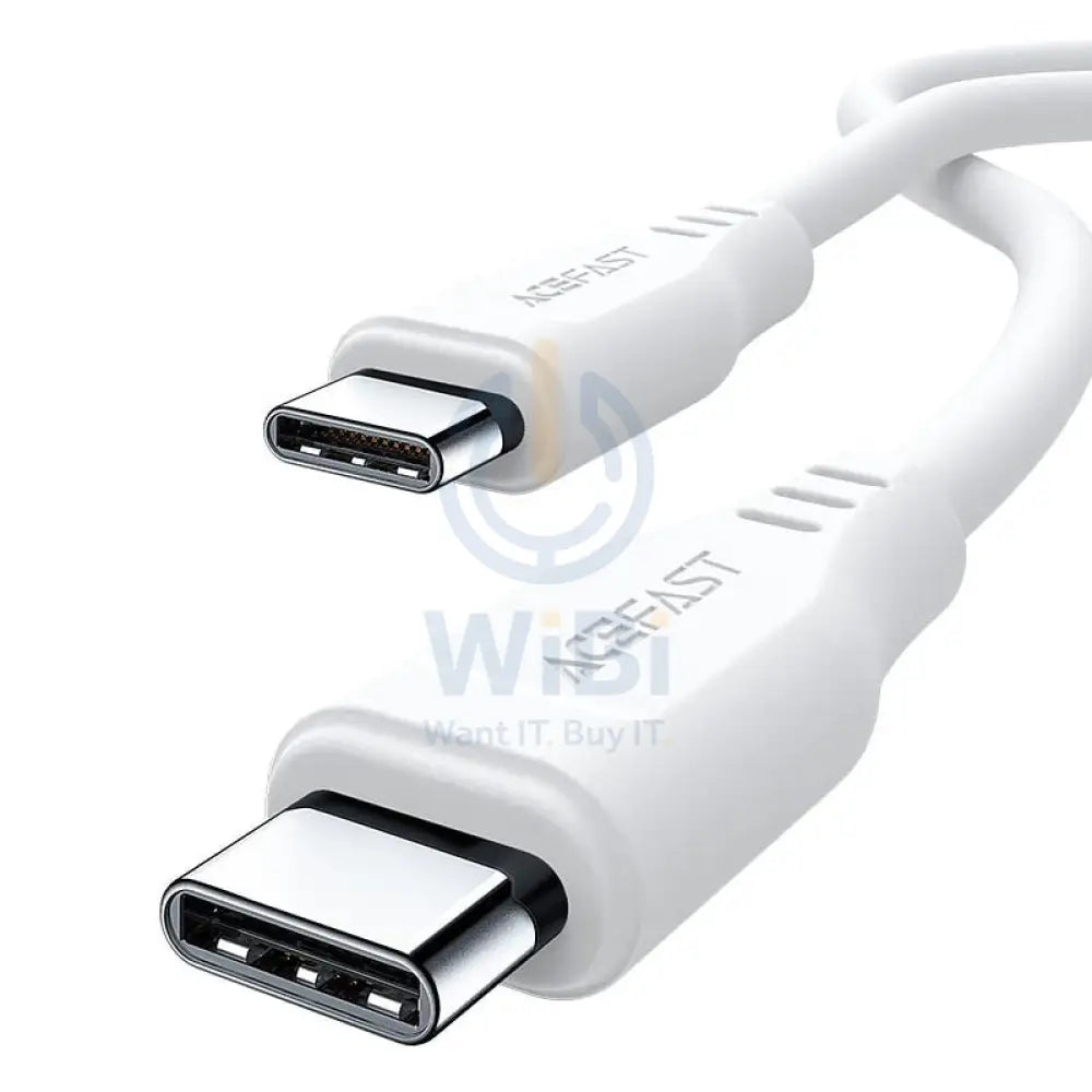 ACEFAST C3-03 USB-C to USB-C TPE charging data cable - White Accessories > Cables & Converters