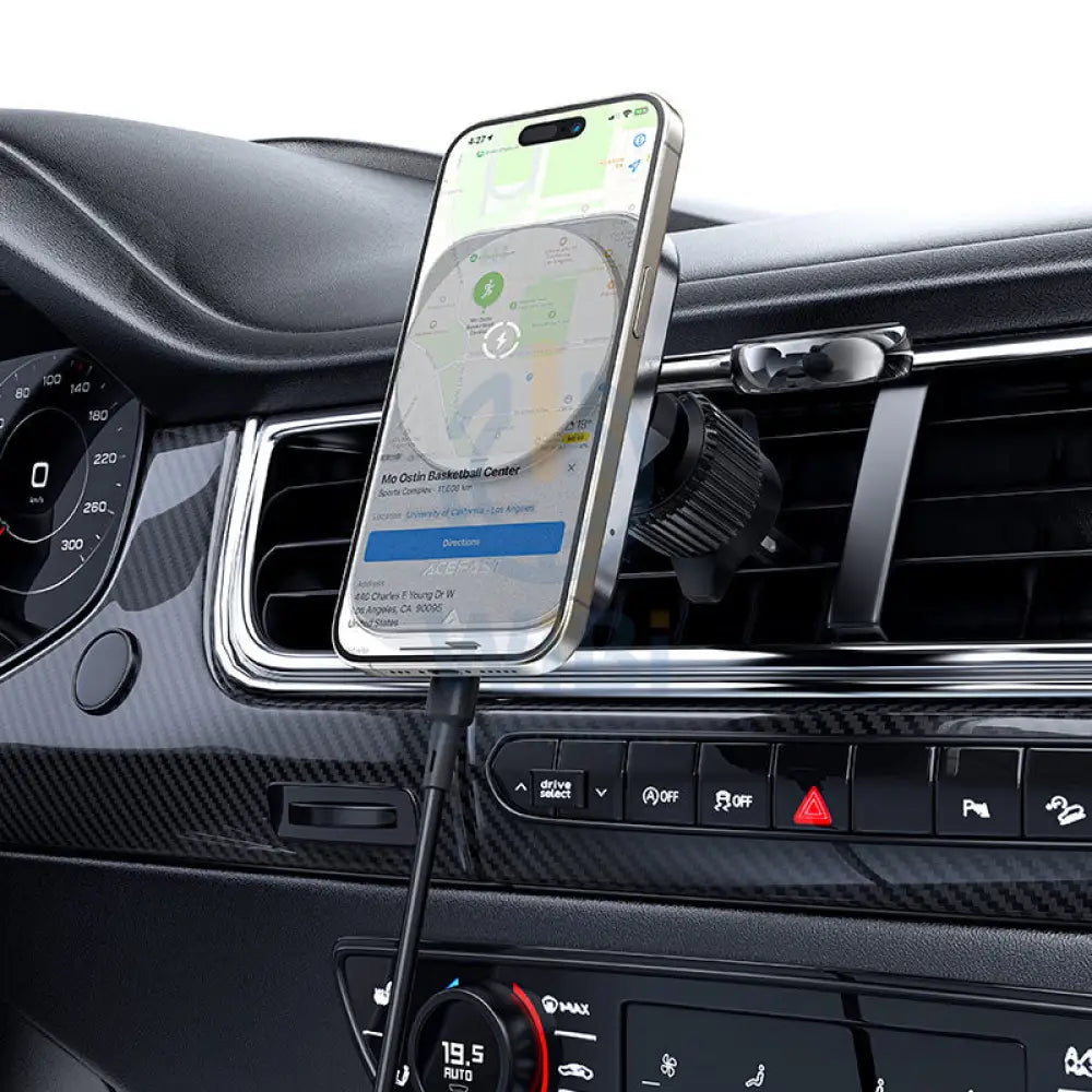 ACEFAST D18 Fast Wireless Charger Car Mount Holder 15W / Black Accessories > Mobiles & Tablets > Mobiles > Mobile