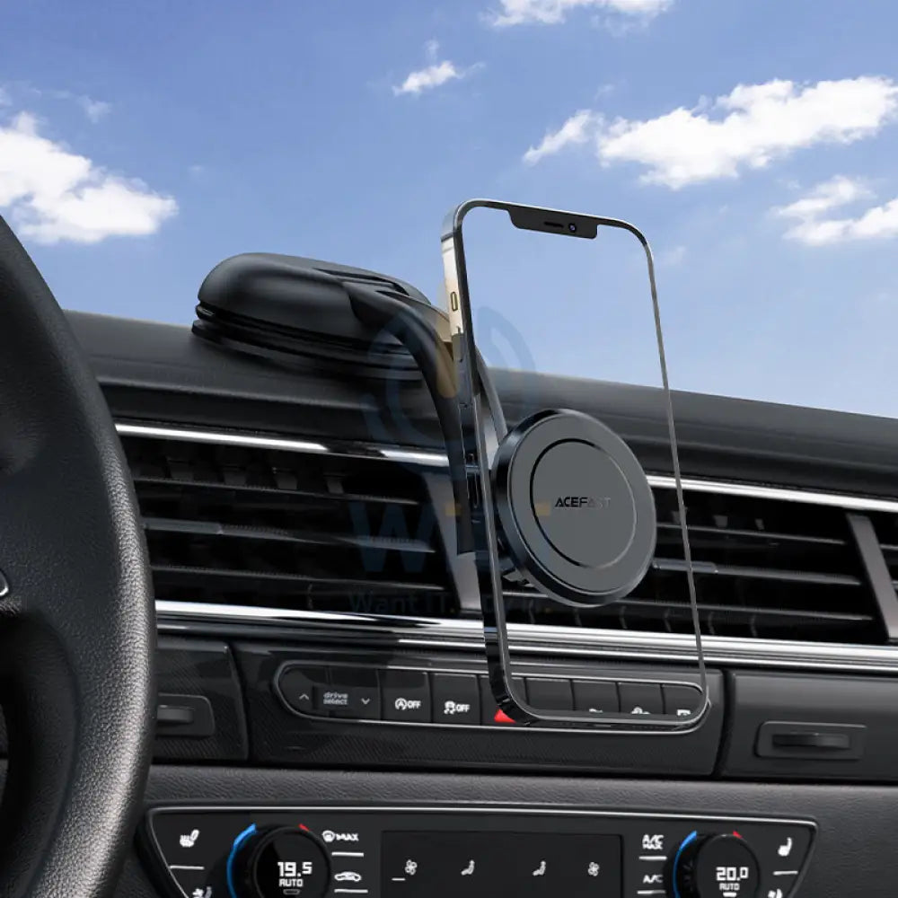 ACEFAST D7 multifunctional magnetic car holder - Black Accessories > Mobiles & Tablets > Mobiles > Mobile Holder