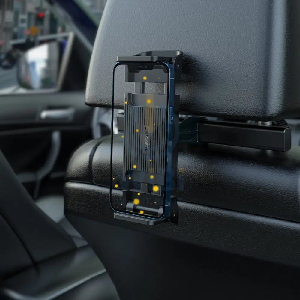 ACEFAST D8 In-Car Headrest Car Mount Holder - Black Accessories > Mobiles & Tablets > Mobiles > Mobile Holder / Stands