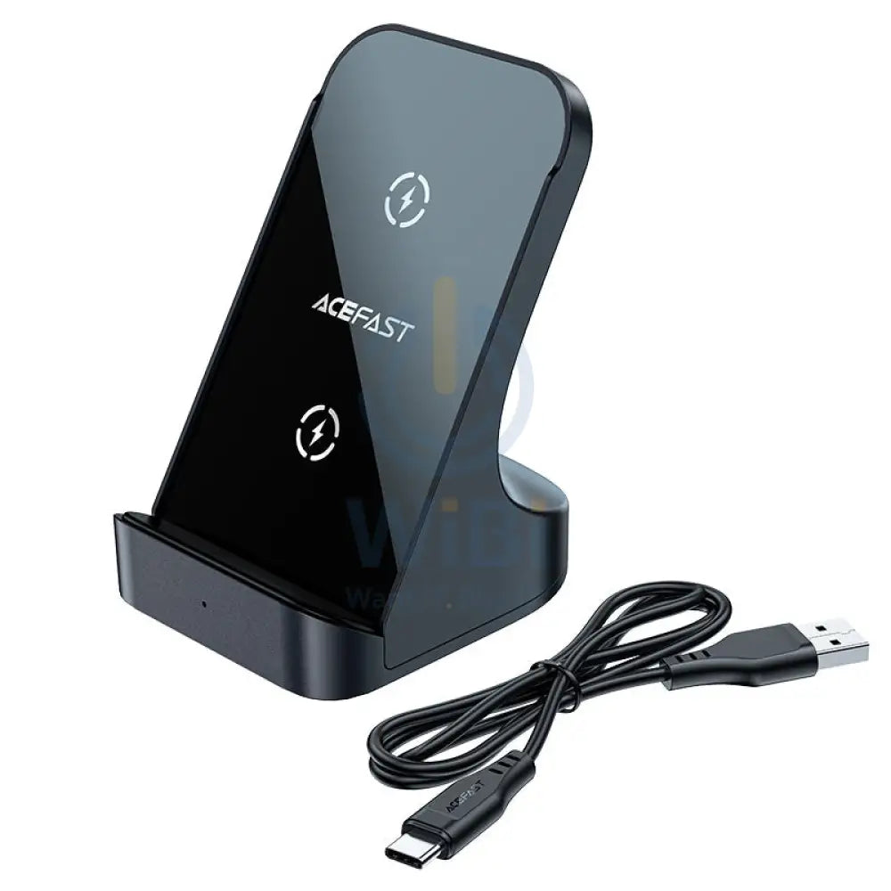 ACEFAST E14 Desktop Wireless Charger Space Grey Accessories > Power Adapters