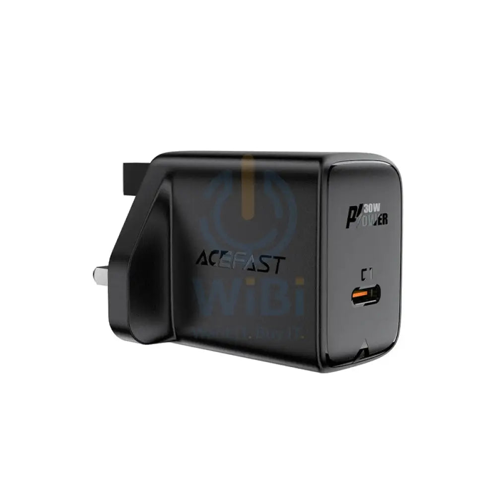 ACEFAST Fast Wall Charger A24 PD30W GaN single USB-C charger (UK) - Black Accessories > Power Adapters