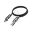 ACEFAST J5 USB-C to USB-A / LED Light Charging Data Cable - 1.2m / 60W / Black Accessories > Cables & Converters >