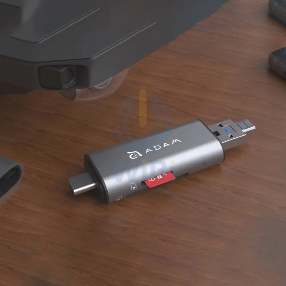 Adam Elements Casa C05 5-in-1 OTG Card Reader - USB 3.1 Type-C / USB 3.1 Type-A / USB 2.0 Micro USB Storage > Memory