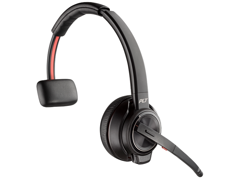 HP HP Poly Savi 8210 UC Microsoft Teams Certified DECT 1880-1900 MHz USB-A Headset - Monoaural / Bluetooth 4.2 / Black