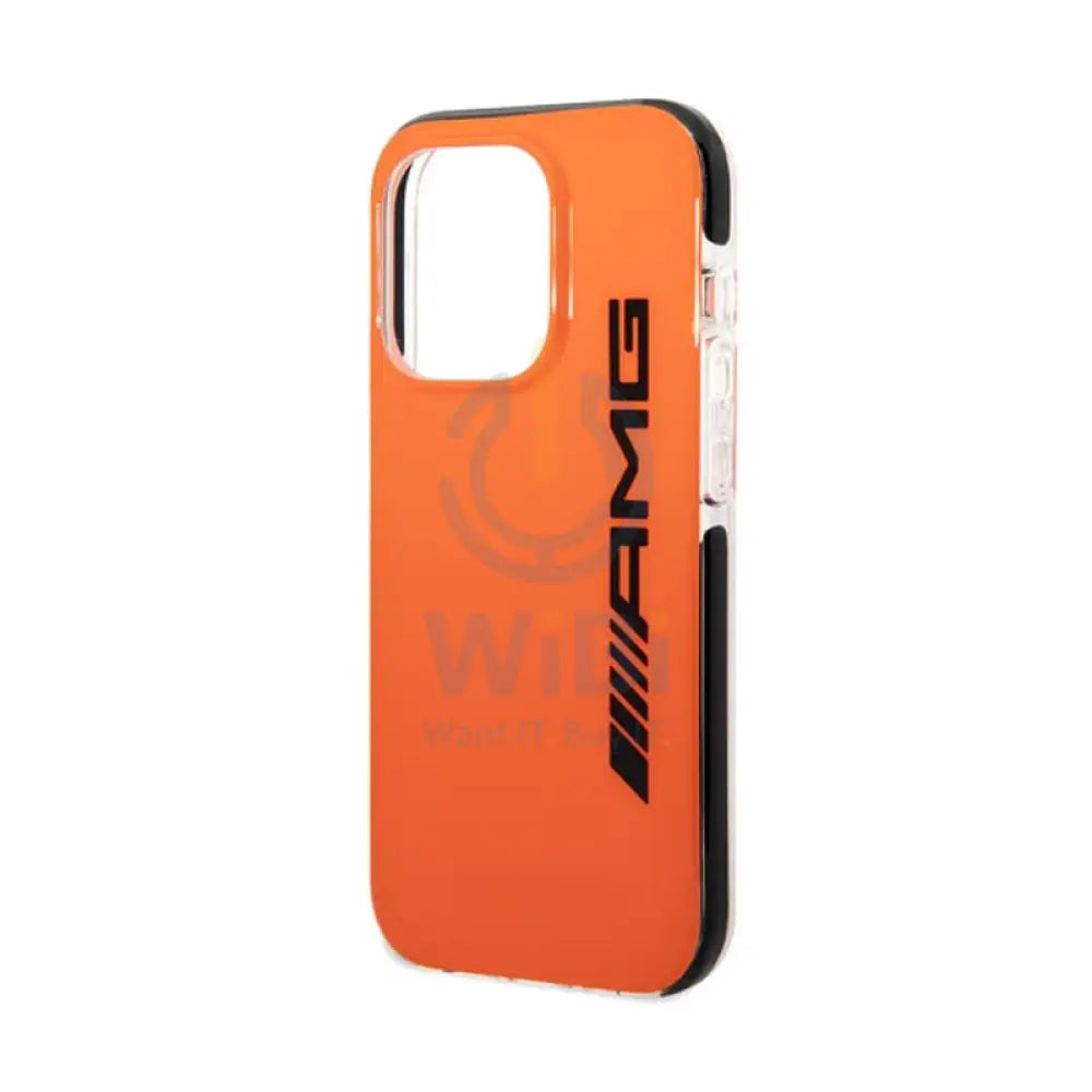 AMG PC/TPE Hard Case Bumper Protection - Apple iPhone 14 Pro Max / Orange / Black Accessories > Mobiles & Tablets >