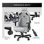 AndaSeat Kaiser 3 Gaming Chair - Large / Grey Accessories > Chairs > Gaming Zone