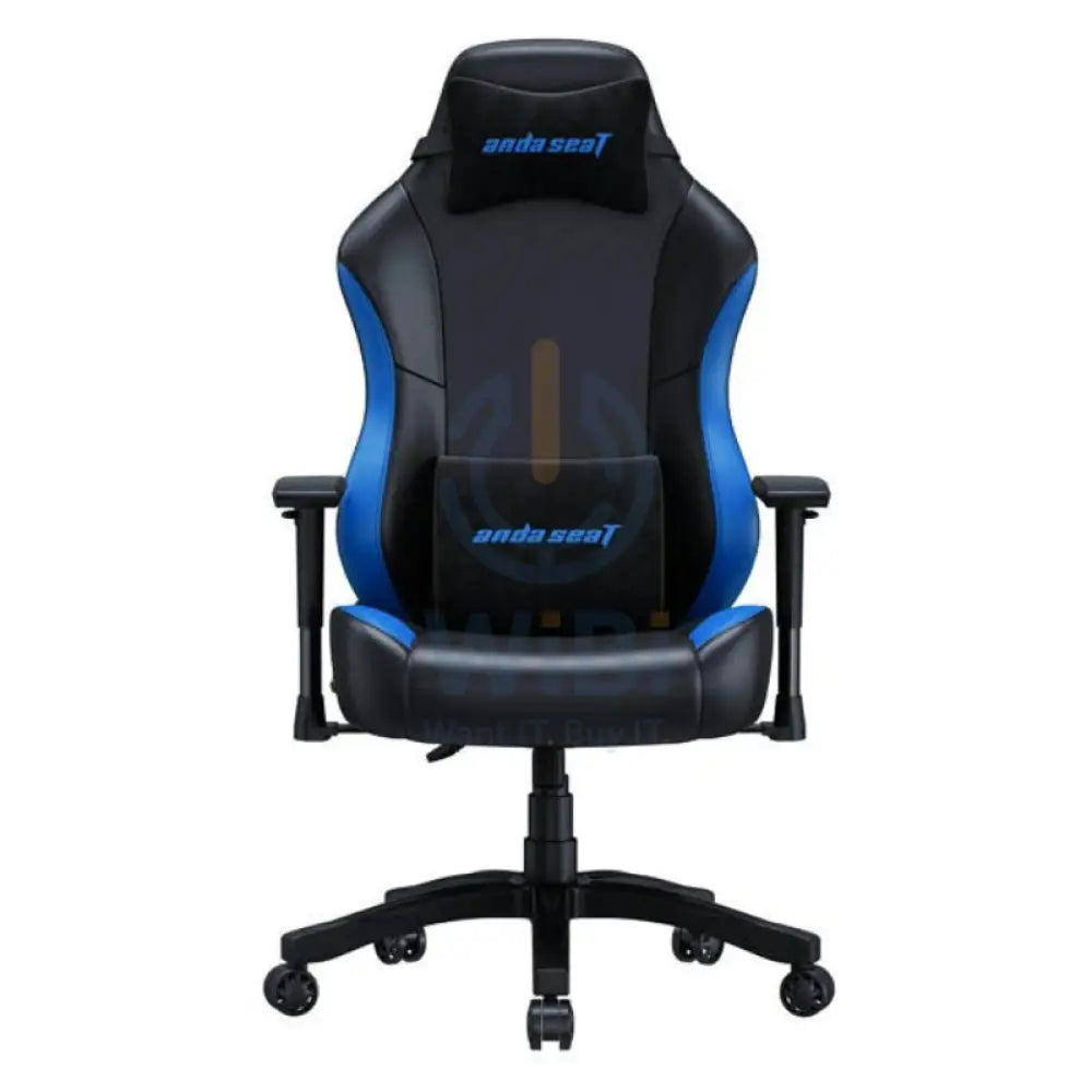 AndaSeat Luna series Gaming Chair - Large / Black/Blue Accessories > Chairs > Gaming Zone