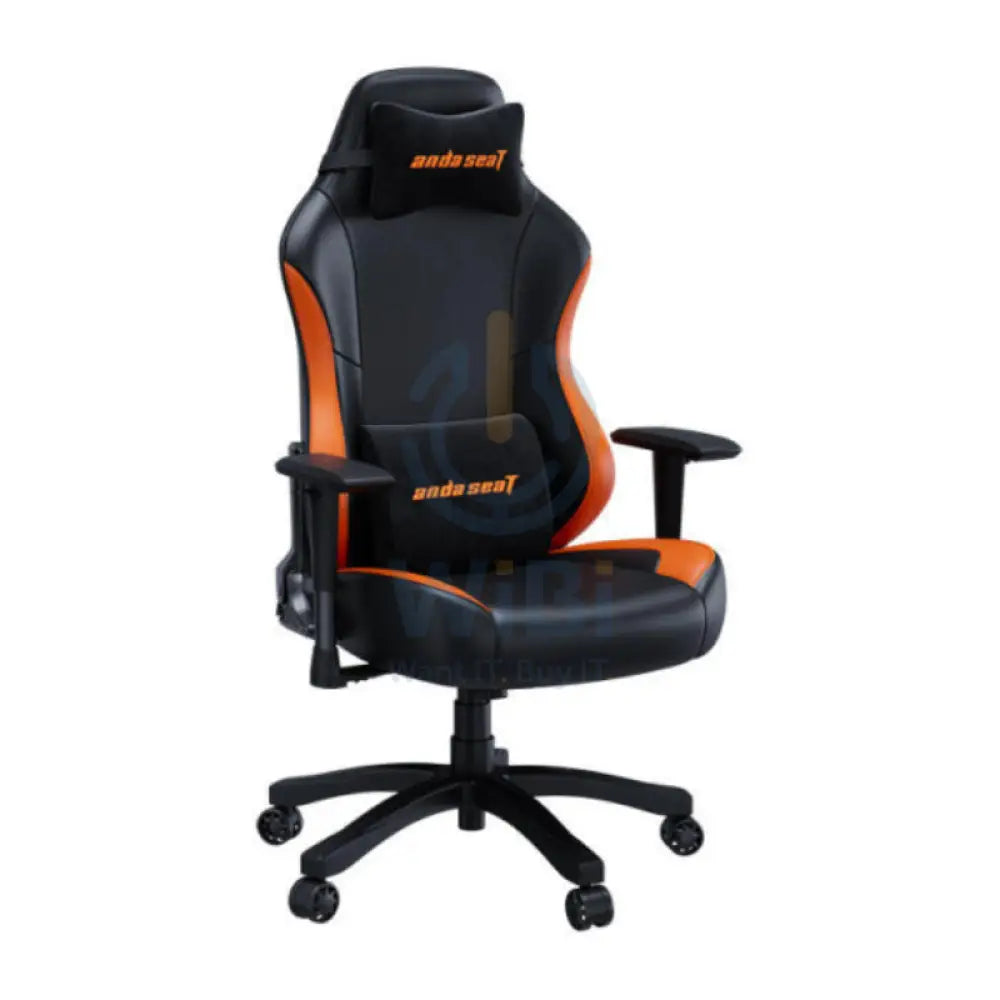 AndaSeat Luna series Gaming Chair - Large / Black/Orange Accessories > Chairs > Gaming Zone