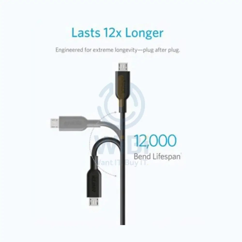 Anker 3 in 1 PowerLine II (0.9m) C89 - Black Accessories > Cables & Converters > Cables > Offer Zone