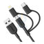 Anker 3-in-1 PowerLine II Cable - 0.9 Meter / Micro USB / USB-C / Lightning / Black Accessories > Cables & Converters >