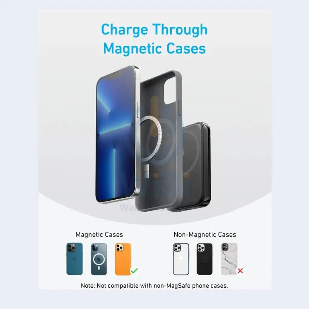 Anker 321 MagGo Battery (PowerCore 5K) -Black Accessories > Power Bank