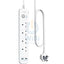 Anker 322 4-in-1 Extension Power Socket - 2x USB-A / 2m Cable Length / White Accessories > Power > Power Protection >