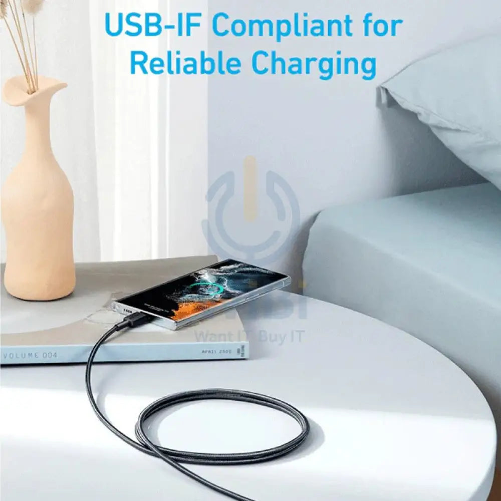 Anker 322 USB-C to USB-C Cable - 60W / 0.9 Meter / Black Accessories > Cables & Converters > Cables > Offer Zone