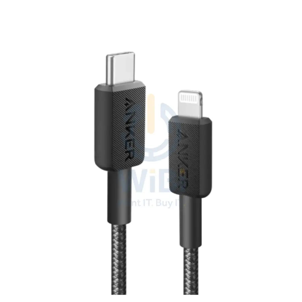 Anker 322 USB-C to Lightning Braided Charging Cable - 1.8m (6ft) / Black Accessories > Mobiles & Tablets > Tablets